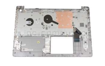 Keyboard incl. topcase DE (german) black/silver original suitable for Dell Inspiron 15 (5570)
