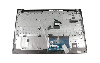Keyboard incl. topcase DE (german) black/silver original suitable for Lenovo IdeaPad 310-15IAP (80TT)