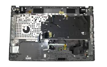 Keyboard incl. topcase DE (german) black/silver original suitable for Samsung NP550P7C