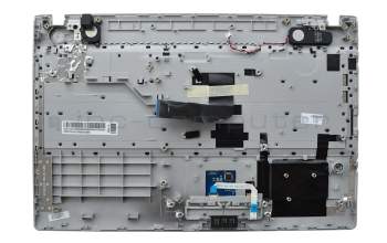 Keyboard incl. topcase DE (german) black/silver original suitable for Samsung RV515 S03