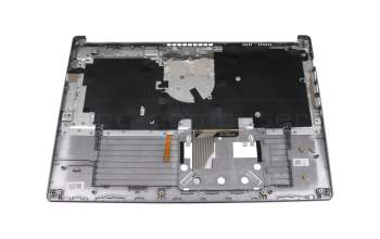 Keyboard incl. topcase DE (german) black/silver with backlight original suitable for Acer Aspire 5 (A515-55)