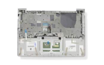 Keyboard incl. topcase DE (german) black/silver with backlight original suitable for Lenovo IdeaPad 710S-13ISK Plus (80VU)