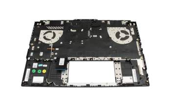 Keyboard incl. topcase DE (german) black/transparent/black with backlight original suitable for Asus FA507XU