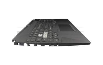 Keyboard incl. topcase DE (german) black/transparent/black with backlight original suitable for Asus TUF A15 FA506IC