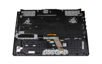 Keyboard incl. topcase DE (german) black/transparent/black with backlight original suitable for Asus TUF Gaming F15 FX506LHB