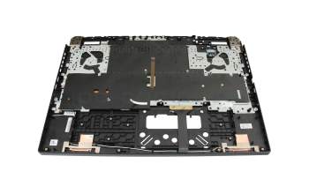 Keyboard incl. topcase DE (german) black/white/black with backlight original suitable for Acer Nitro 17 (AN17-51)