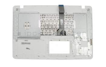 Keyboard incl. topcase DE (german) black/white original suitable for Asus F751SA