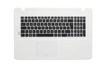 Keyboard incl. topcase DE (german) black/white original suitable for Asus K751LJ