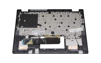Keyboard incl. topcase DE (german) dark grey/grey (platinum grey) suitable for Lenovo IdeaPad Flex 5-14ARE05 (81X2)