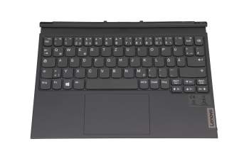 Keyboard incl. topcase DE (german) dark grey/grey original suitable for Lenovo IdeaPad Duet 3 10IGL5 (82HK)