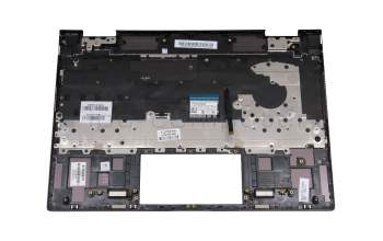 Keyboard incl. topcase DE (german) dark grey/grey with backlight original suitable for HP Envy x360 13-ag0000