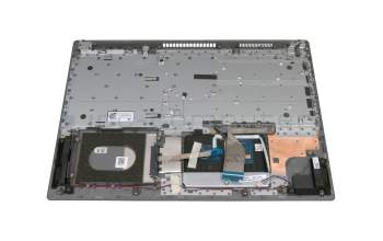 Keyboard incl. topcase DE (german) dark grey/silver original suitable for Lenovo IdeaPad L340-15API (81LW)