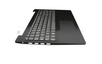 Keyboard incl. topcase DE (german) grey/black (smooth) original suitable for Lenovo IdeaPad S145-15IGM (81WT)