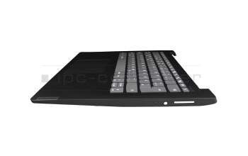 Keyboard incl. topcase DE (german) grey/black original suitable for Lenovo IdeaPad S145-14AST (81ST)