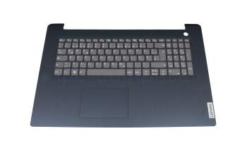 Keyboard incl. topcase DE (german) grey/blue original suitable for Lenovo IdeaPad 3-17ITL6 (82H9)