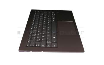 Keyboard incl. topcase DE (german) grey/bronze with backlight original suitable for Lenovo Yoga 920-13IKB (80Y7/80Y8/81TF)