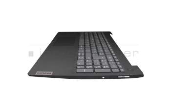Keyboard incl. topcase DE (german) grey/grey original suitable for Lenovo IdeaPad 3-15ADA05 (81W1)
