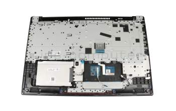 Keyboard incl. topcase DE (german) grey/grey original suitable for Lenovo IdeaPad 320-15IKBRN (81BG/81BT)