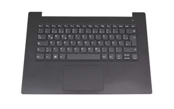 Keyboard incl. topcase DE (german) grey/grey original suitable for Lenovo V130-14IKB (81HQ)