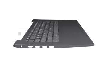 Keyboard incl. topcase DE (german) grey/grey original suitable for Lenovo V14-ADA (82C6)