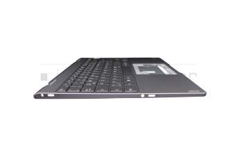 Keyboard incl. topcase DE (german) grey/grey original suitable for Medion Akoya E4271 (YM14G)