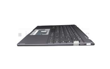 Keyboard incl. topcase DE (german) grey/grey original suitable for Medion Akoya E4271 (YM14G)