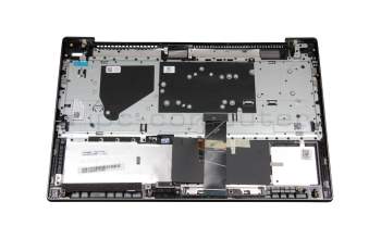 Keyboard incl. topcase DE (german) grey/grey with backlight (USB-C charging port) original suitable for Lenovo IdeaPad 5-15ALC05 (82LN)