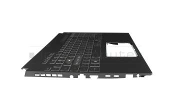 Keyboard incl. topcase DE (german) grey/grey with backlight original suitable for Asus FA507UI