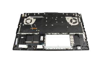 Keyboard incl. topcase DE (german) grey/grey with backlight original suitable for Asus FA707XU