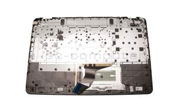 Keyboard incl. topcase DE (german) grey/grey with backlight original suitable for HP Omen 15-ax200