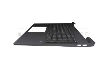 Keyboard incl. topcase DE (german) grey/grey with backlight original suitable for HP Victus 16-e1000