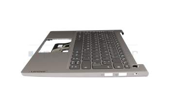 Keyboard incl. topcase DE (german) grey/grey with backlight original suitable for Lenovo ThinkBook 13s G2 ITL (20V9)
