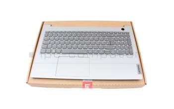 Keyboard incl. topcase DE (german) grey/grey with backlight original suitable for Lenovo ThinkBook 15 G4 ABA (21DL)
