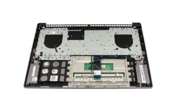Keyboard incl. topcase DE (german) grey/grey with backlight original suitable for Lenovo Yoga Pro 9 16IAH10 (83L0)