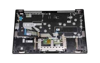 Keyboard incl. topcase DE (german) grey/grey with fingerprint original suitable for Lenovo IdeaPad 5-14ITL05 (82FE)