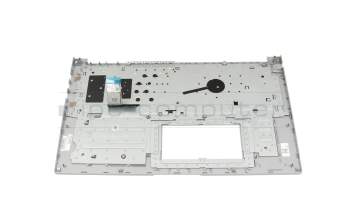 Keyboard incl. topcase DE (german) grey/silver original suitable for Asus F1704VA
