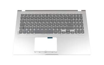 Keyboard incl. topcase DE (german) grey/silver original suitable for Asus VivoBook 15 F509FA