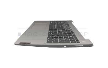Keyboard incl. topcase DE (german) grey/silver original suitable for Lenovo IdeaPad 3-15IIL05 (81WE)