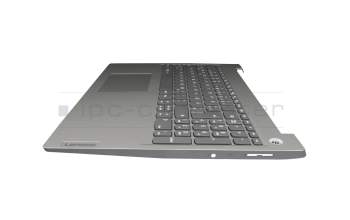 Keyboard incl. topcase DE (german) grey/silver original suitable for Lenovo IdeaPad 3-15ITL05 (81X8)