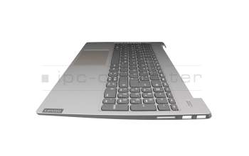 Keyboard incl. topcase DE (german) grey/silver original suitable for Lenovo IdeaPad S340-15API (81NC)