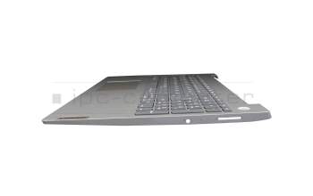 Keyboard incl. topcase DE (german) grey/silver original suitable for Lenovo ThinkBook 14 IIL (20SL)