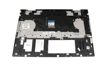 Keyboard incl. topcase DE (german) silver/silver with backlight (UMA) original suitable for HP Envy x360 15-dr1700