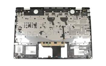 Keyboard incl. topcase DE (german) silver/silver with backlight original suitable for HP Pavilion 13-an1900