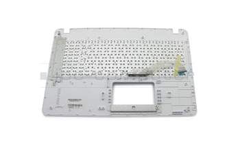 Keyboard incl. topcase DE (german) white/white ODD mount included original suitable for Asus VivoBook D540MB