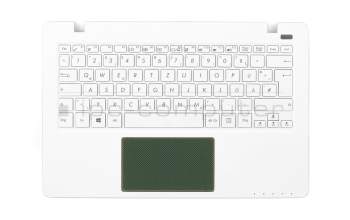 Keyboard incl. topcase DE (german) white/white original suitable for Asus VivoBook F200MA