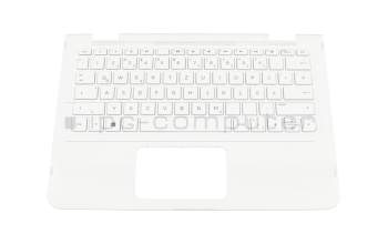 Keyboard incl. topcase DE (german) white/white original suitable for HP Stream 11-aa000