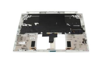 Keyboard incl. topcase DE (german) white/white with backlight (without pen compartment) original suitable for Acer ConceptD 3 Pro (CN314-73P)