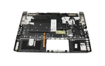 Keyboard incl. topcase DE (german) white/white with backlight original suitable for Acer ConceptD 7 Pro (CN715-72P)