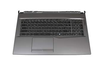 Keyboard incl. topcase FR (french) black/anthracite original suitable for MSI Alpha 17 A4DE/A4DEK (MS-17EK)