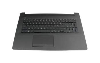 Keyboard incl. topcase FR (french) black/black (PTP/with DVD) original suitable for HP 17-ca2000